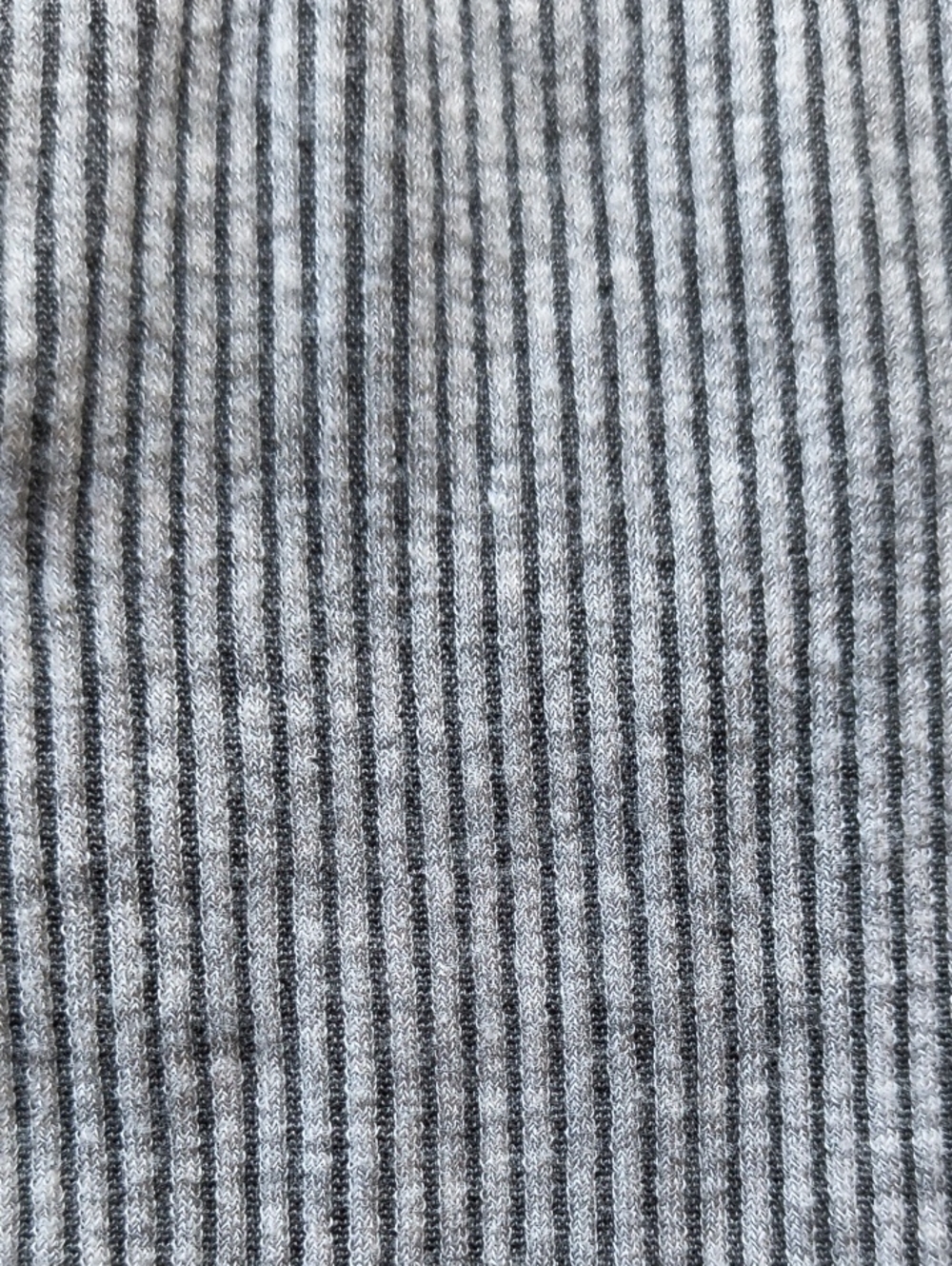 Free People Clean Slate Ribbed Henley In Light Grey - Picture 4 of 4